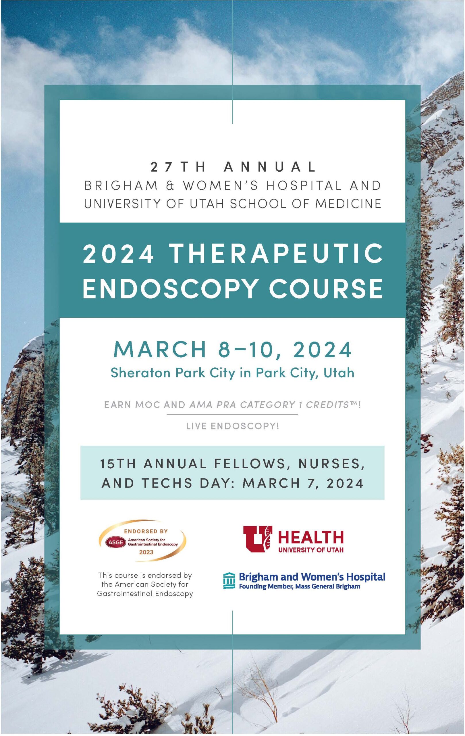 University of Utah Therapeutic Endo Course 2024